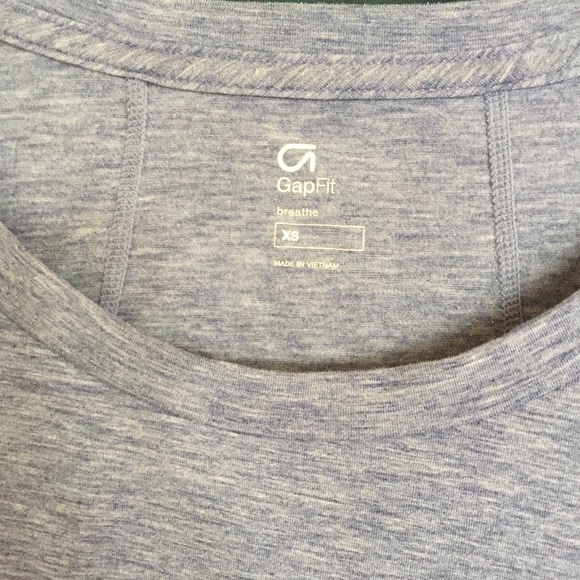 GAP Fit Athletic Top in Purple Heather - Picture 6 of 6